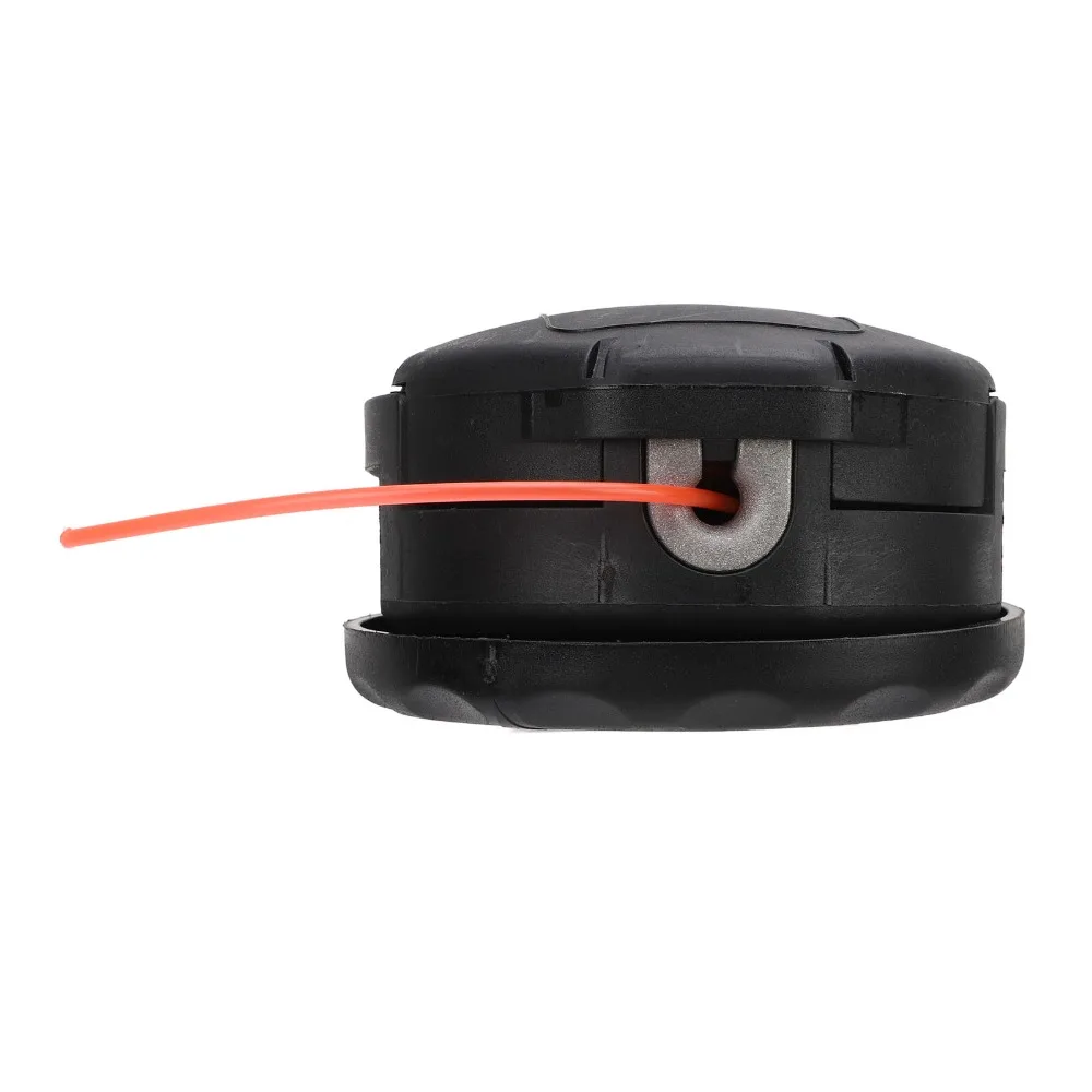 2PCS Bump Feed Trimmer Head Replacement Black Nylon Line String Trimmer Head Double Line Quick Disassembly for SRM 225 SRM 230