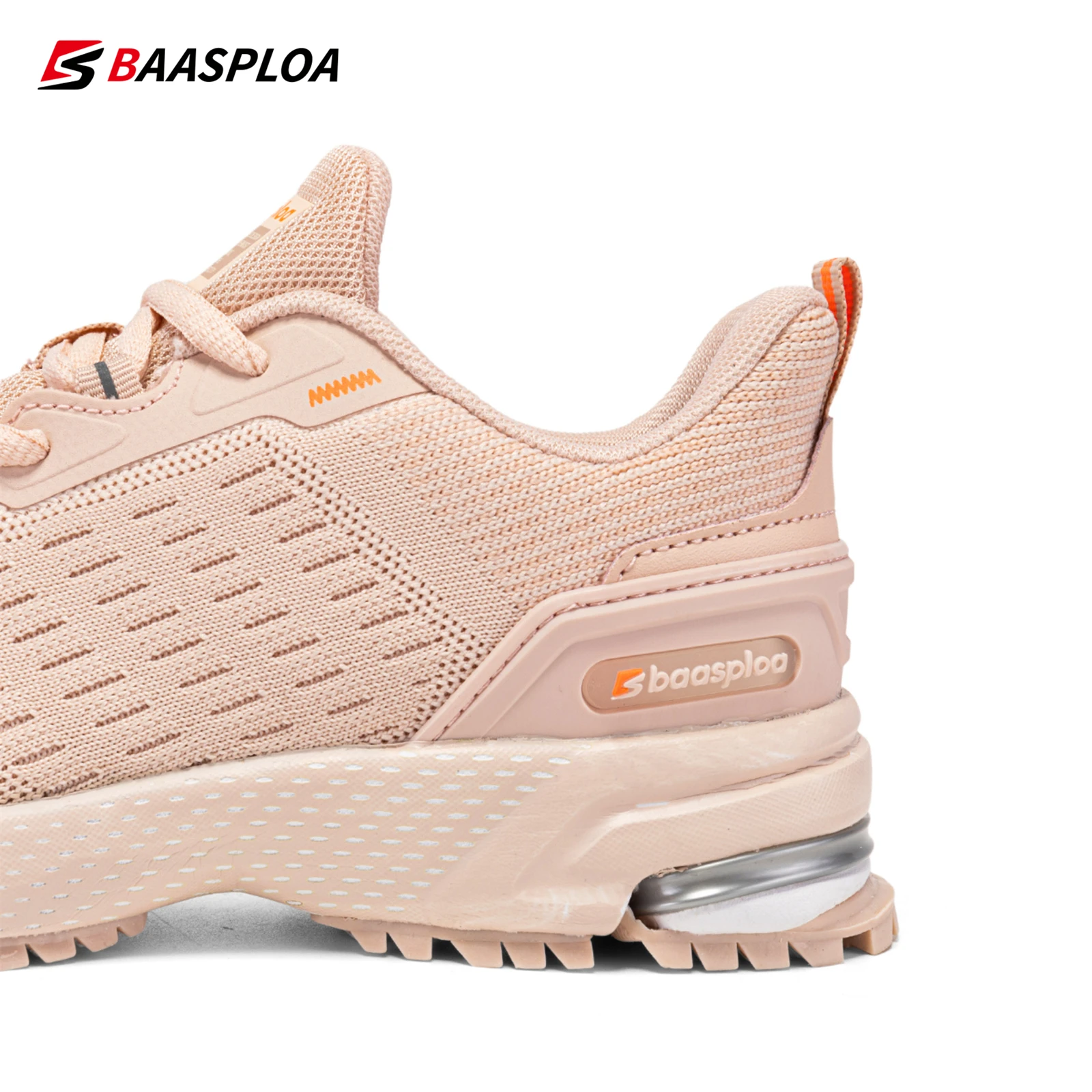 Baasploa-Zapatillas de correr con superficie de malla para mujer, zapatos cómodos, antideslizantes, transpirables, para caminar al aire libre