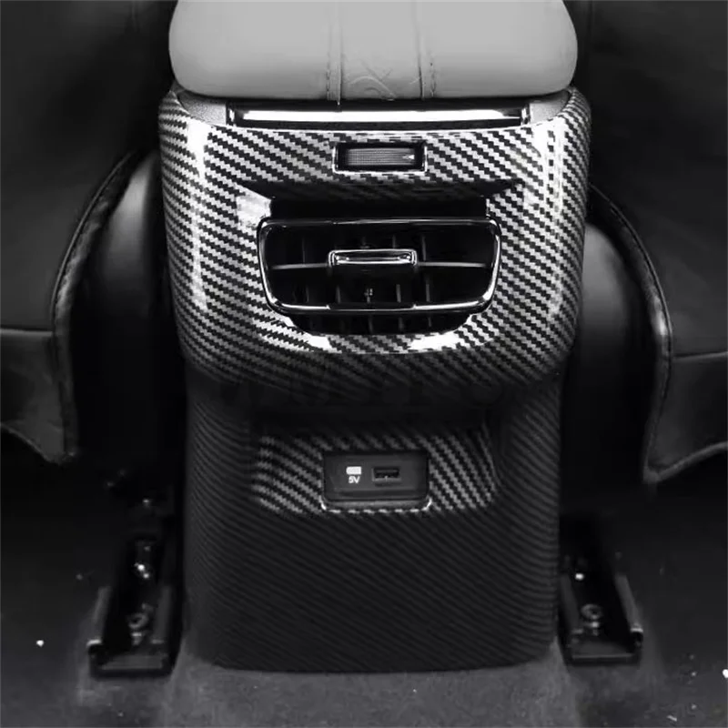 For GAC Empow 2022 2023 Interior Rear Air Outlet Decorative Frame Anti-kick Protective Cover For Dodge Attitude 2024 2025