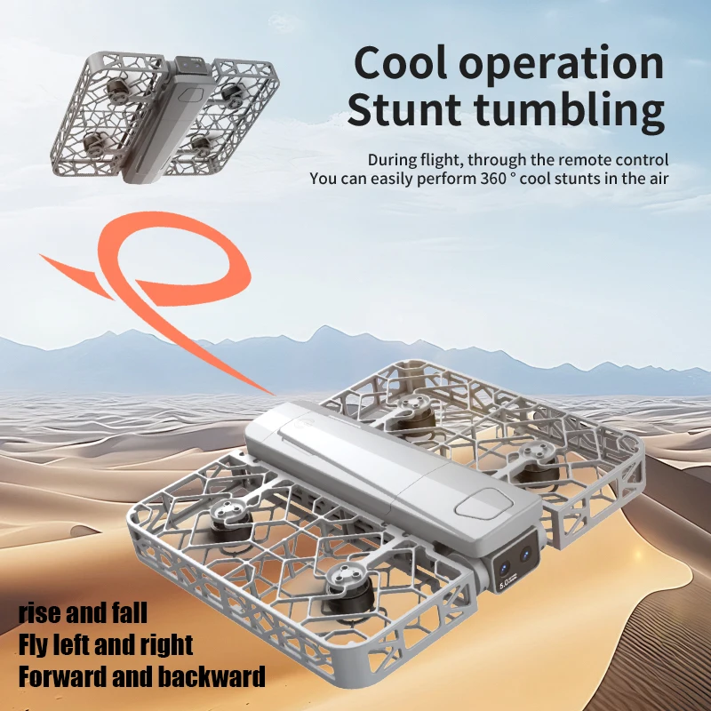 S161 Mini Dron RC z Kamerą Latającą, Sterowanie Ekranem, Fotografia Powietrzna 4K HD, Bezszczotkowy, Pełna Obudowa, Quadcopter, Dron