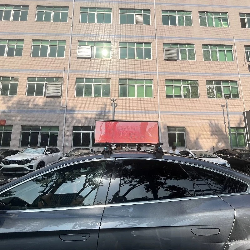 P2.5mm Full Color OLED LED Display for Taxi Top Outdoor Use Double-Sided HD WiFi GPS Energy Efficient