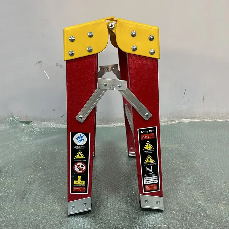 insulated double-sided herringbone ladder, electric power engineering construction insulated ladder