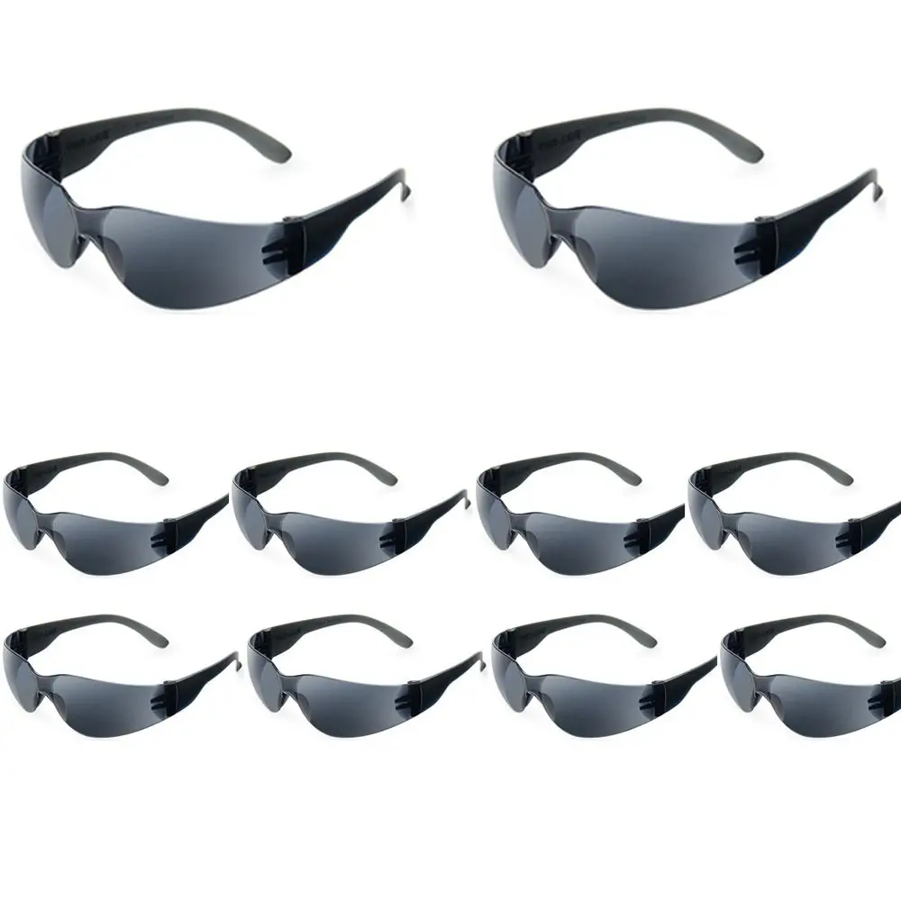 Clear Scratch & Impact Resistant Eye Protection Safety Glasses Protective Eyewear for Men Women for Work, Lab(10pcs)