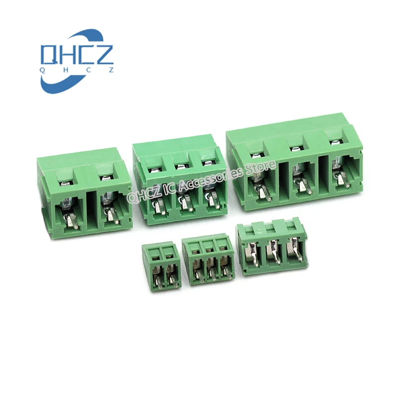 10pcs MG128/KF128-2P3P 3.81/5.0/7.5mm pitch binding post can be spliced with screw type PCB terminal