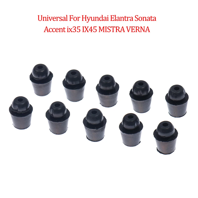 10Pc Universal Car Door Dampers Buffer Rubber Pad Cover Rubber Anti Shock Cap For Hyundai Elantra Sonata Accent ix35 IX45 MISTRA