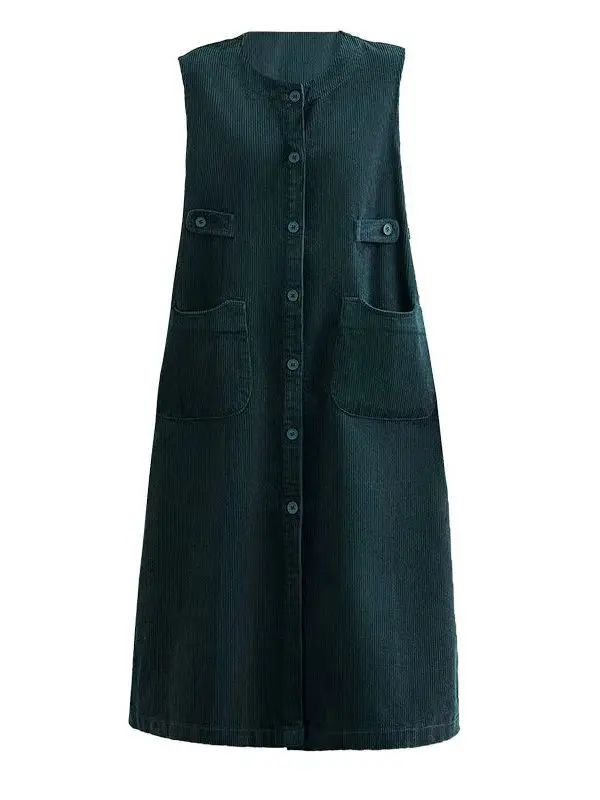 الرجعية سروال قصير Svel Dr المرأة فضفاضة عادية منتصف طول المفتوحة سترة سترة تنورة الخريف الشتاء جديد Sle ألف خط Dr