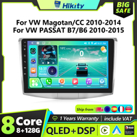 Hikity 8 Core Qualcomm Snapdragon 9'' Car Radio For Volkswagen Magotan/CC 2010-2014 PASSAT B7/B6 2010-2015 with BT FM USB GPS