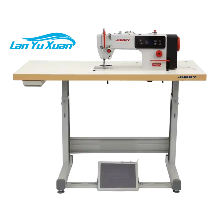 New Model 9808 Direct Drive Fully Automatic Industrial Lockstitch Sewing Machines with Table Good Price Apparel Machinery