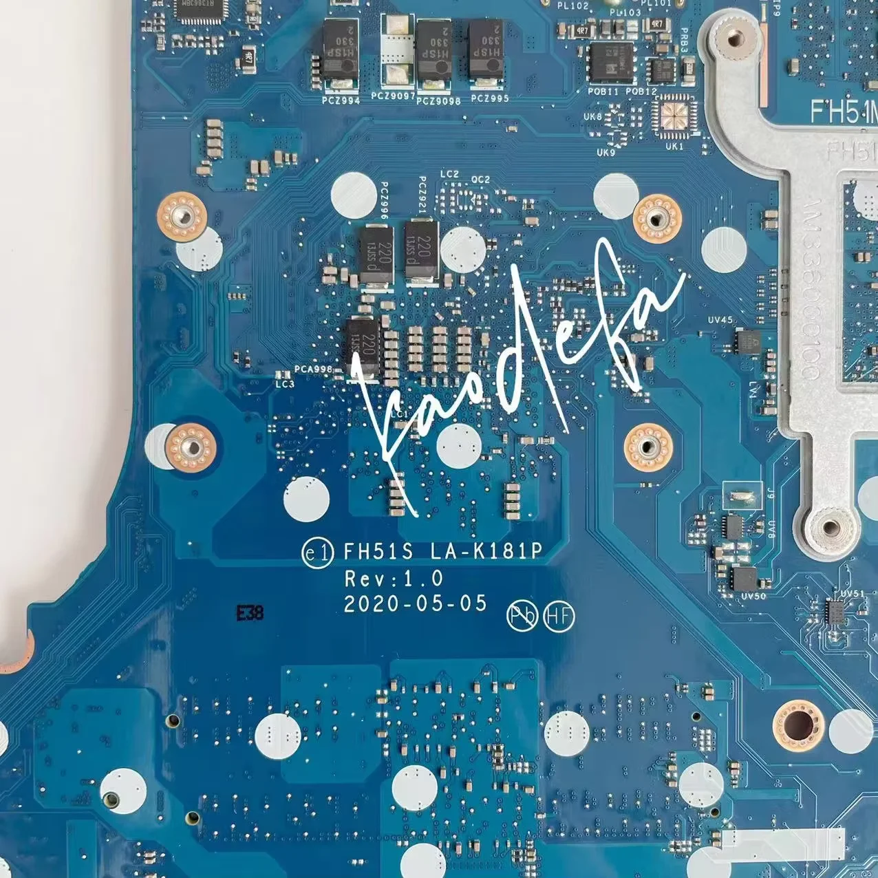 FH51S LA-K181P Mainboard for Acer Nitro 5 AN515-44 Laptop Motherboard CPU: R5-4600H GPU: N18P-G62-A1 GTX1650ti 4GB DDR4 Test OK