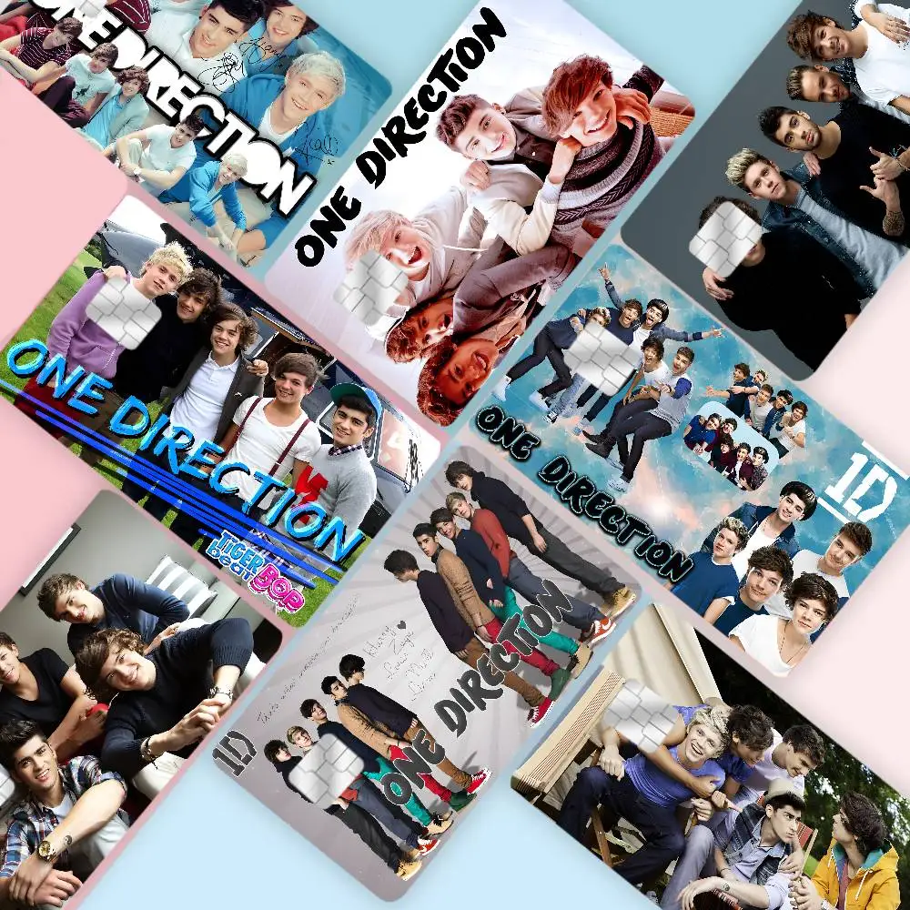 1D Rock O-One D-Direction Combinatio Anmie Sticker Film Skin Cover for Credit Card Debit Bank Card Front