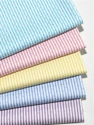 160x50cm Dot Stripe Cotton Twill  Cloth Bedding Baby  Handmade Decorative  Lining Fabric