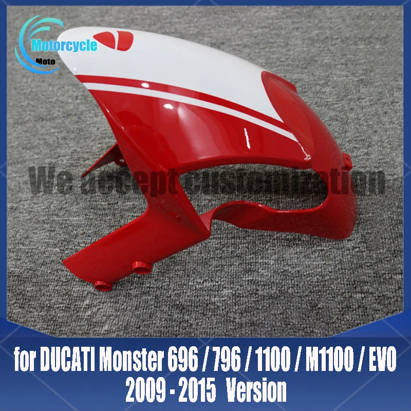 Motorcycle Front Fender Mudguard For DUCATI Monster 696 / 796 / 1100 / M1100 / EVO 2009 - 2015 Version