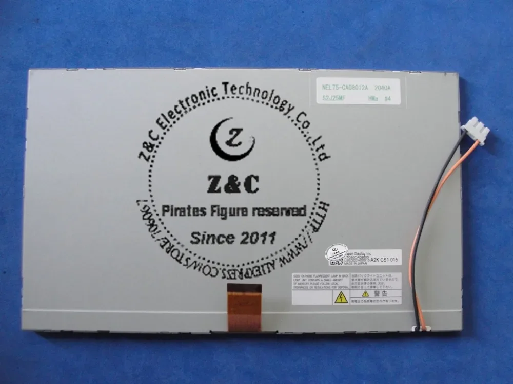 LT090CA08000 NEL75-CA08012A Original A + Grau Melhor Qualidade Display LCD de 9 polegadas para Sistema de Navegação GPS de Carro