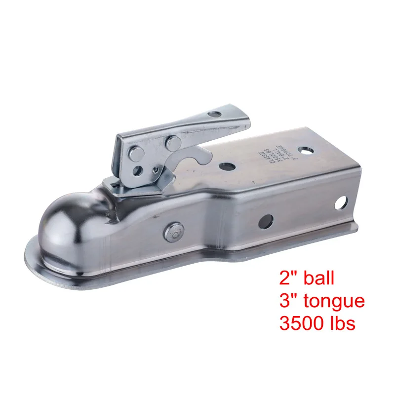 Straight Tongue UTV/ATV Trailer Coupler 1-7/8