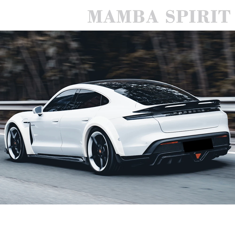 For Porsche 2019-2022 Carbon Fiber Rear Spoiler Wing Car Exterior Aerodynamic Decoration Accessories