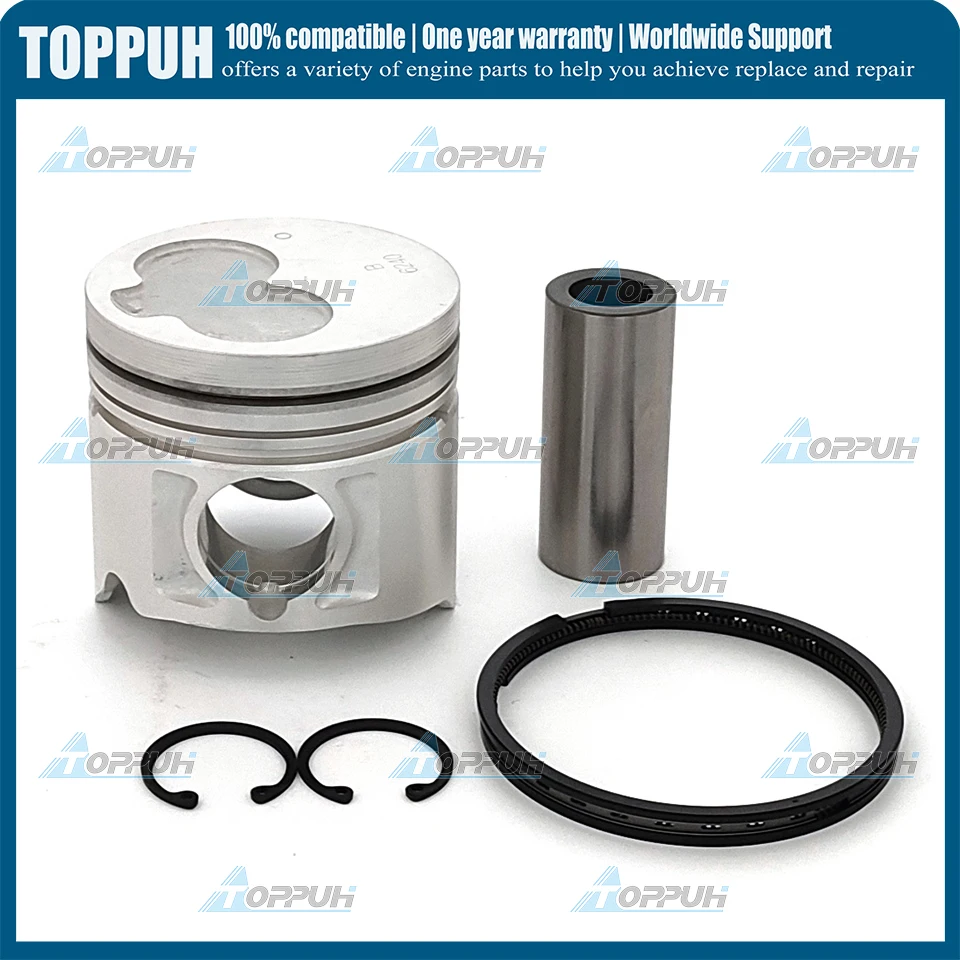 

New 4JG2 Piston Kit + Piston Rings For Isuzu 4JG2 Engine Spare Parts