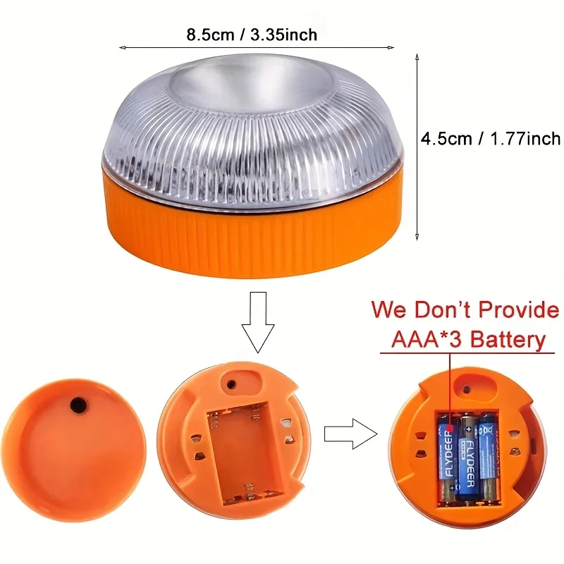 Led سيارة ستروب تحذير ضوء المحمولة ضوء الطوارئ المغناطيسي التعريفي حادث الطريق ضوء السلامة ملحق ضوء وماض