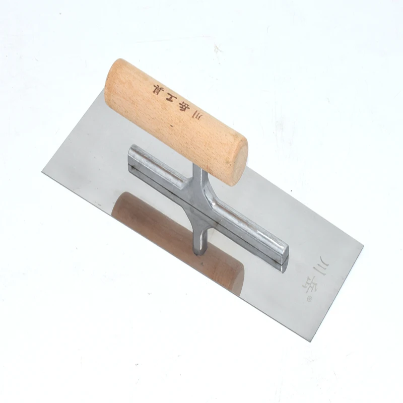 Imagem -03 - Flat Finishing Trowel Putty Trowe e Pool Trowel Faca de Polimento de Cimento Ferramenta de Mão de Construção Aço Inoxidável