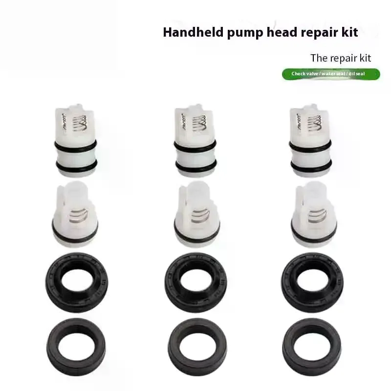 High Pressure Pump Washer Head Replacement Repair Kit Seal Oil Check Valves Cleaning Machine Water Pump Accessories Household