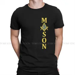 Freemason Mason Square Compass Classic Masonic Tshirt Homme Men Clothes 4XL 5XL 6XL 100% Cotton T Shirt