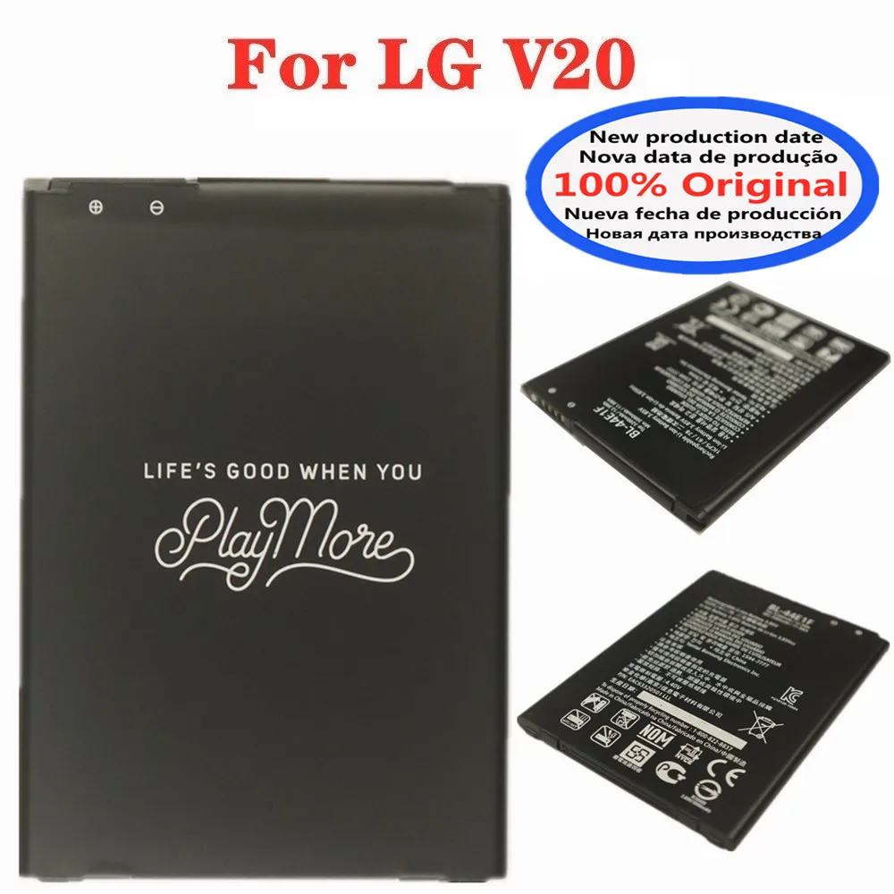 Batería BL 44E1F de alta calidad para LG V20 Perfine V20 BL44E1F BL-44E1F H910 Stylo 3 LS777 Stylus 3 LG-M400Y
