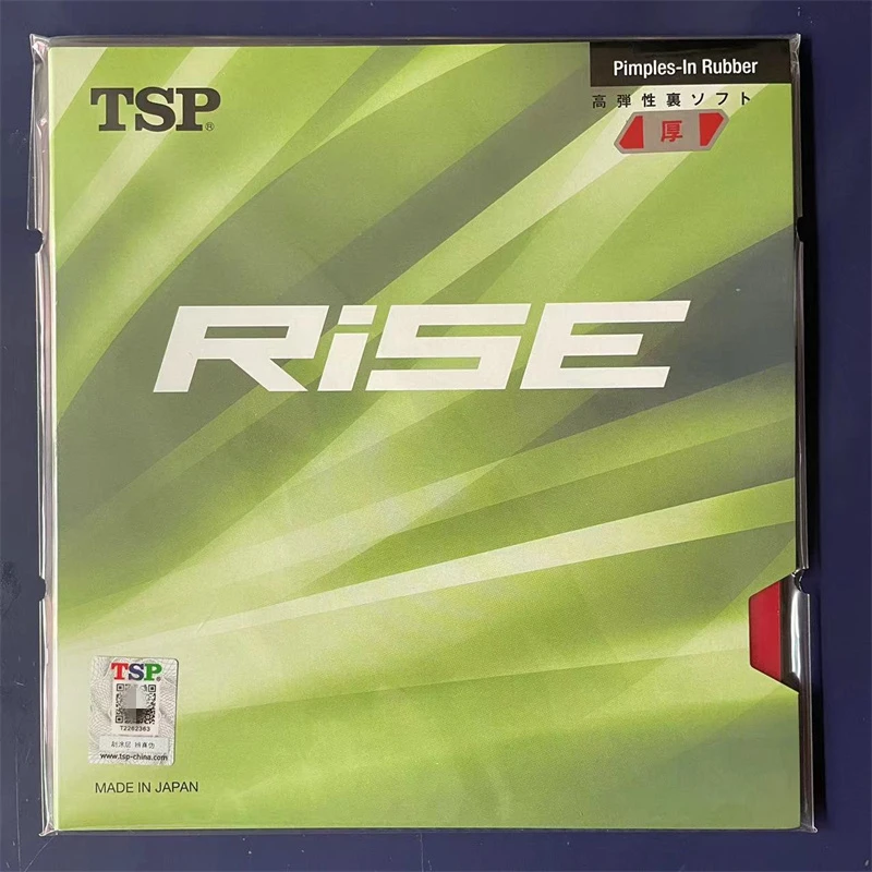 Original Tsp Rise Japan Table Tennis Rubber Pips In With Ping Pong Sponge Tenis De Mesa Accesorios Mesa