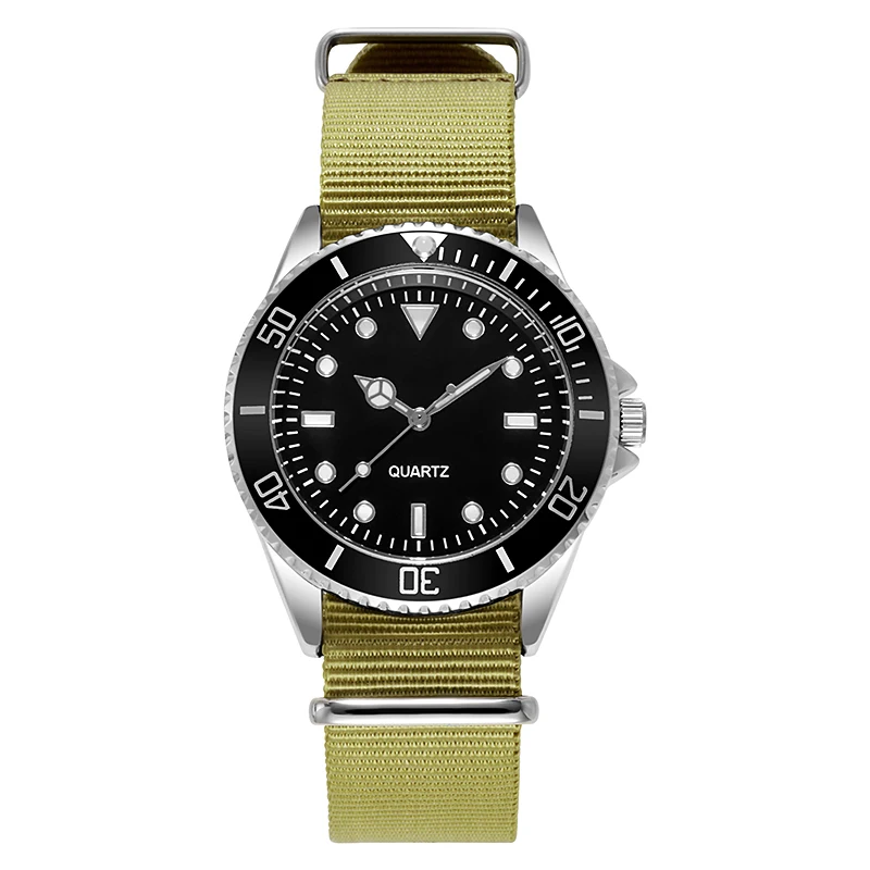 TPW Taucheruhr im japanischen Uhrwerk, drehbare Lünette, Stoffarmband, 40-mm-Zifferblatt 6