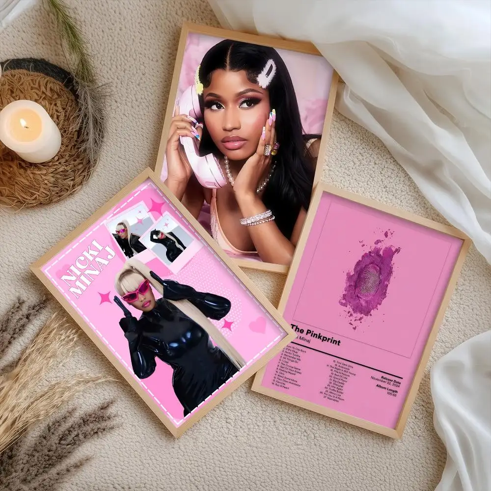 N-Nicki Minaj Music Rapper Poster HD Home Wall Stickers House Hallway Living Room Bedroom Bar Office Decor Art Prints
