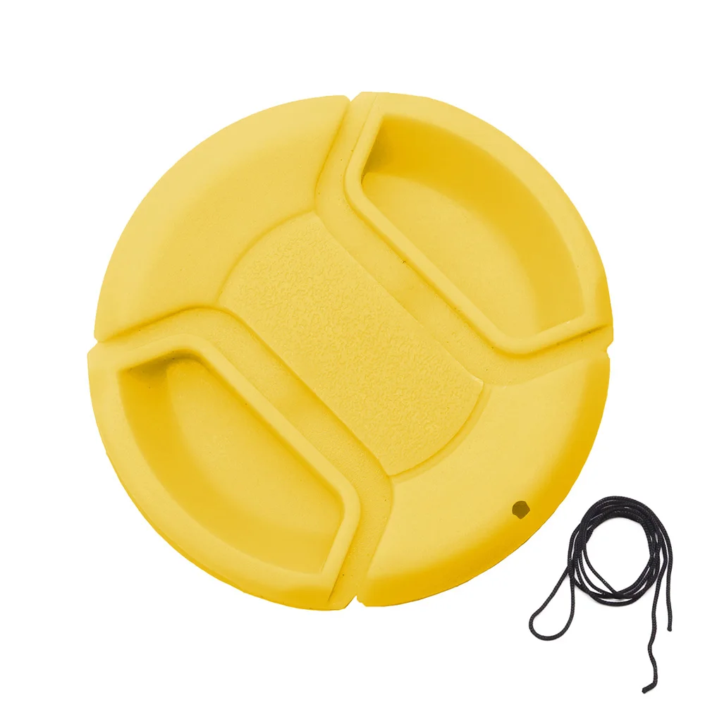 LinGo New Len Caps 37 40.5 43 46 49 52 55 58 62 67mm Colorful Center Pinch Snap-on Camera Universal Front Lens Cover Lid Caps