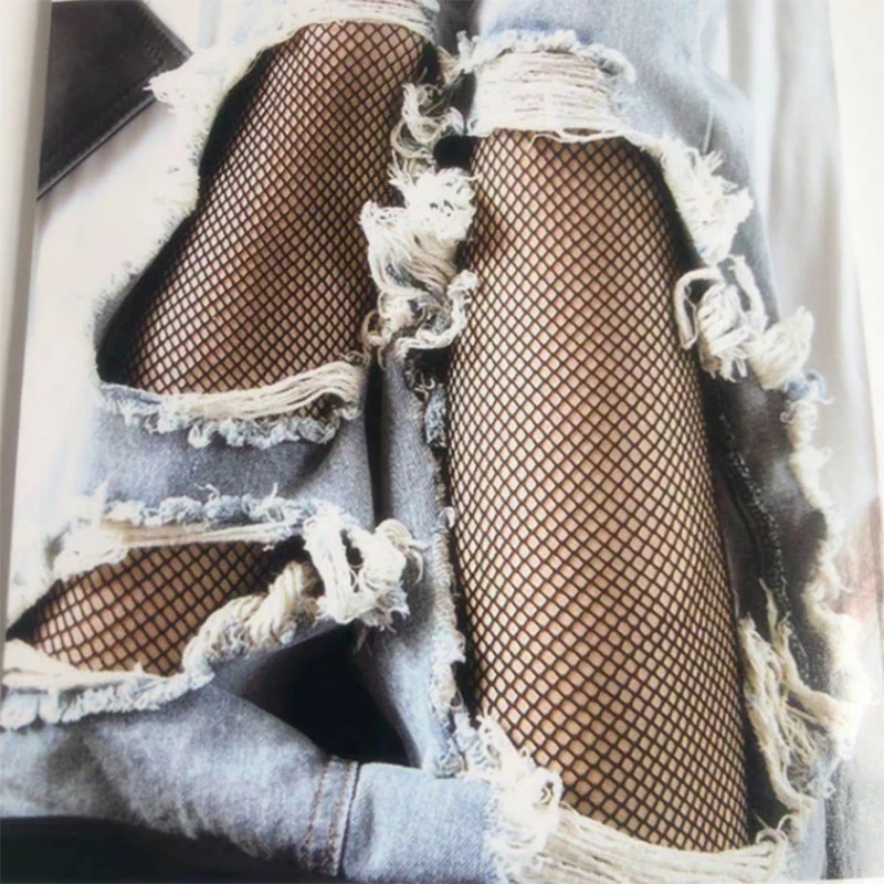 Hot Selling Slim Perfect Legs Sexy Women\'s Long Fishnet Mesh Nylon Tights Body Stockings Fish Net Pantyhose High Waist Hosiery