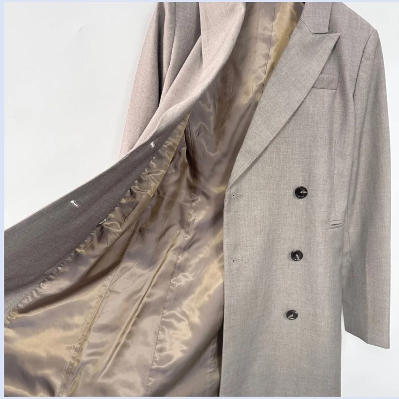 25-letnia jesień nowa elegancka i szykowna, luksusowa marynarka z spódnicą i kurtką typu wiatrówka