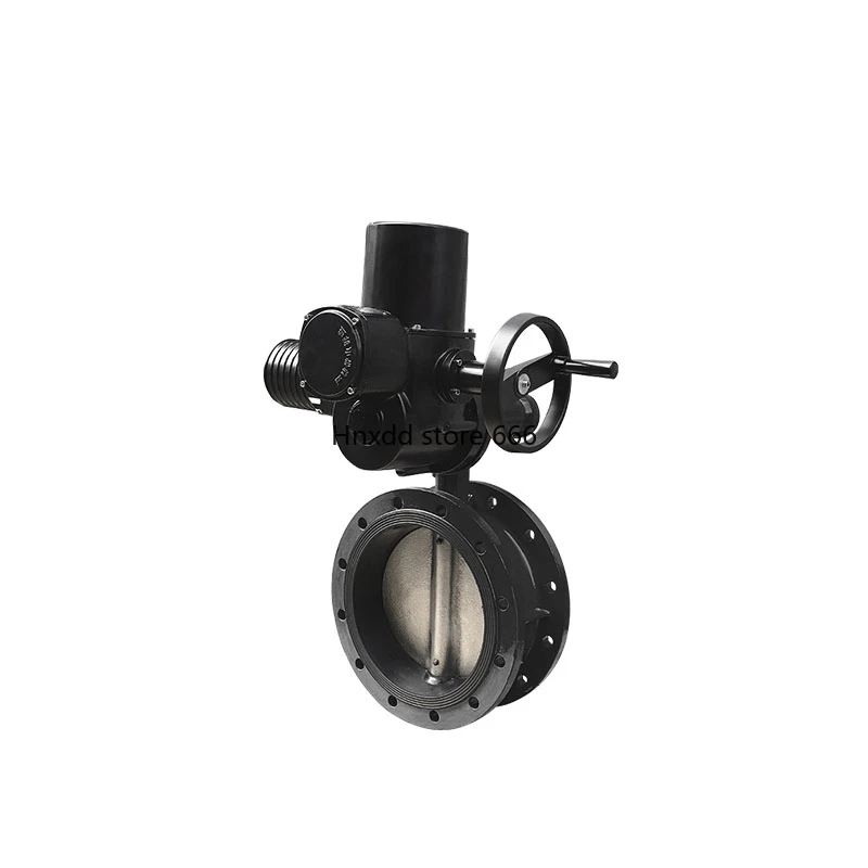 Electric butterfly valve DN50 flange explosion-proof 220v remote control to sewage water gas switch regulating valve