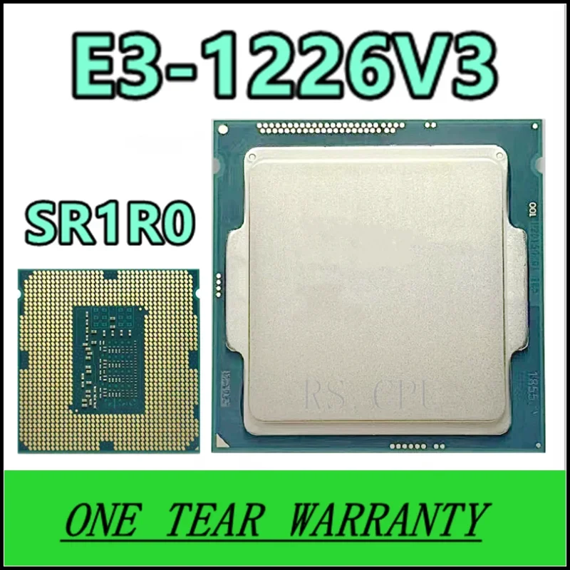 E3-1226v3 SR1R0 E3-1226 v3 E3 1226V3 E3 1226 V3 Quad-Core 3,3 GHz Quad-Thread CPU L2 = 1M L3 = 8M 84W LGA 1150