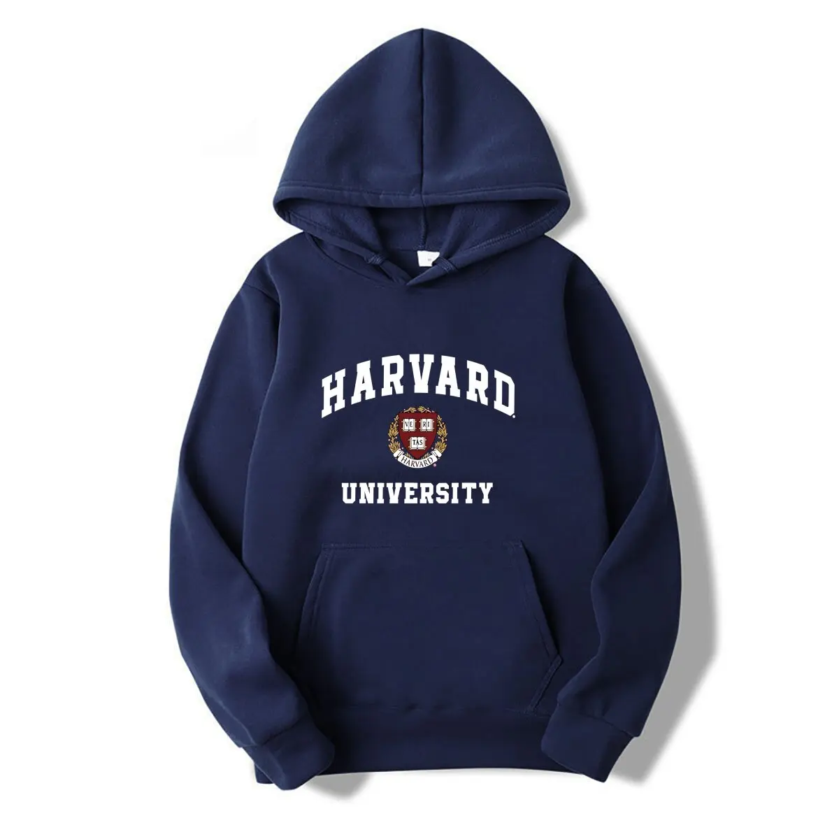 Harvard University Hoodie Vintage Wappen Logo Pullover Kapuzenpullover Herren Damen Casual Streetwear Langarm Hoodie – Detail 6