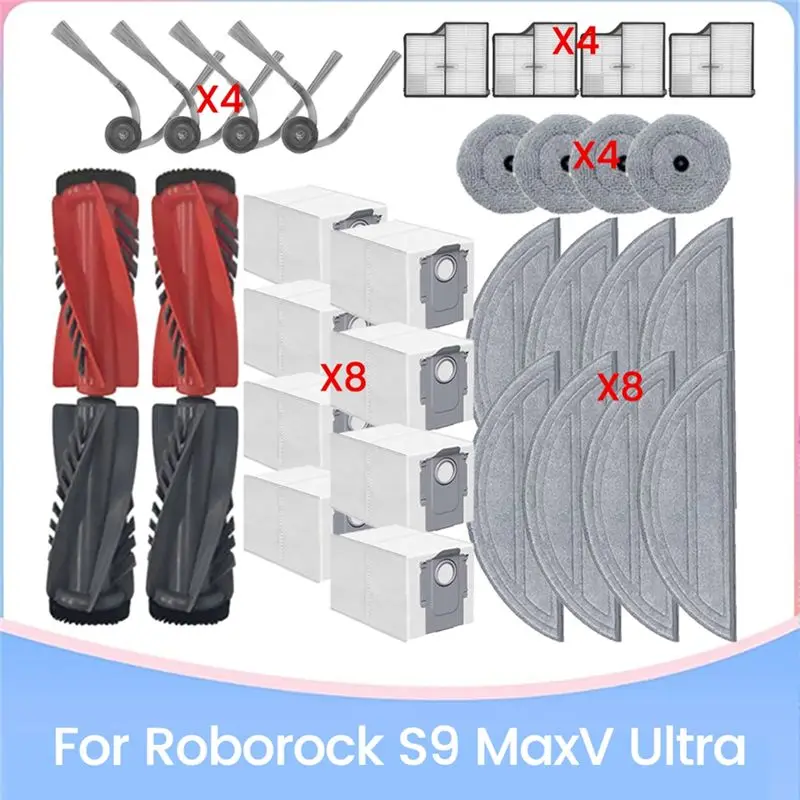 

Запасные части AEB1 для Roborock S9 MaxV Ultra: щетка, HEPA-фильтр, мешок для пыли, тряпка для швабры – эффективные аксессуары для уборки дома