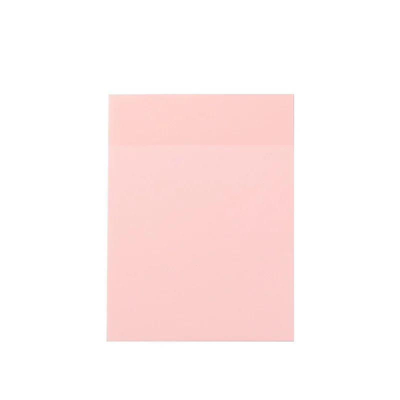 50 Sheets Transparent Sticky Notes  Waterproof Translucent Color Memo Pad  Office And School Supplies