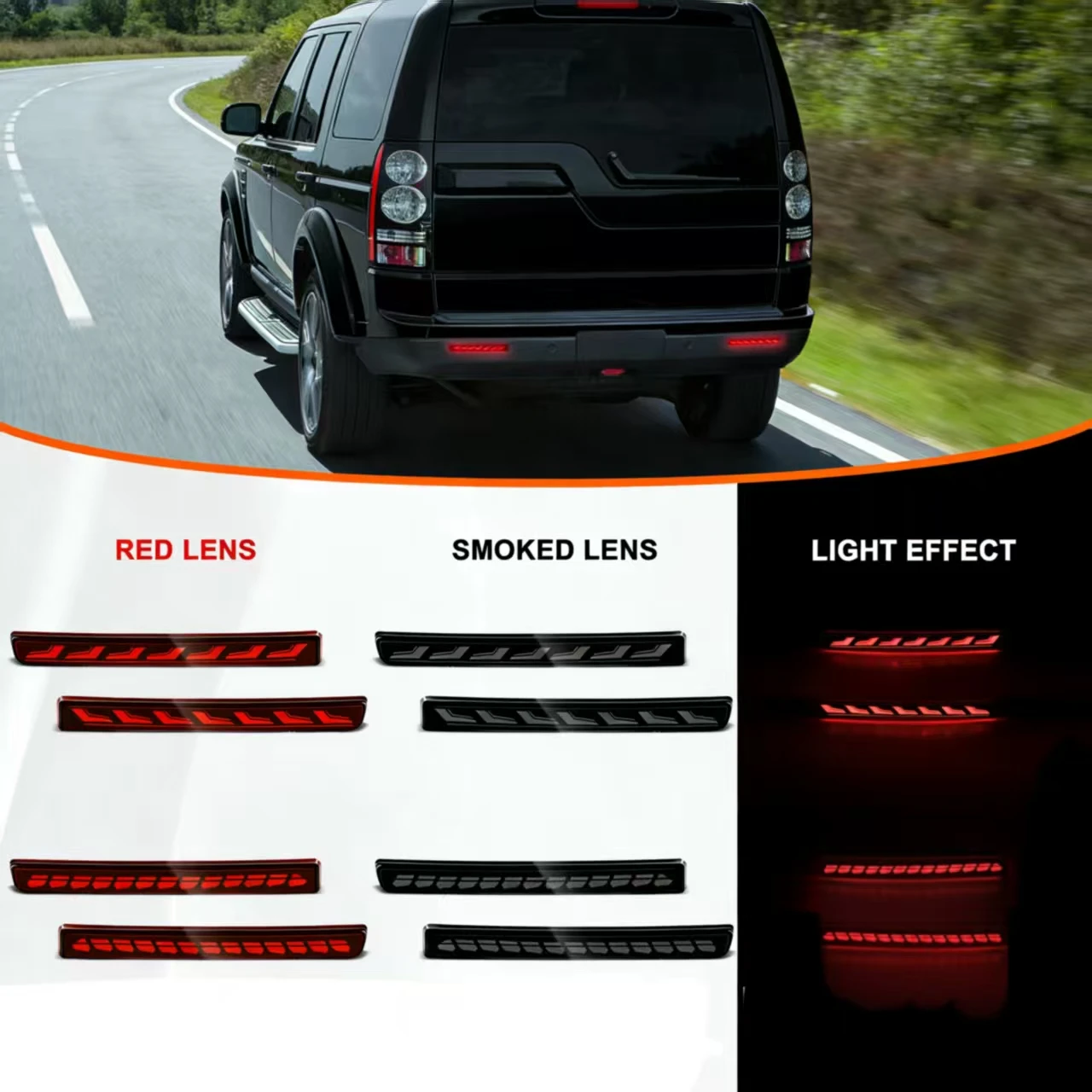 

Led Brake Lamp For Discovery 3 LR3 05-09 For Discovery 4 LR4 10-13 For Range Rover Sport (L320 facelift) 10-13 Rear Bumper Light