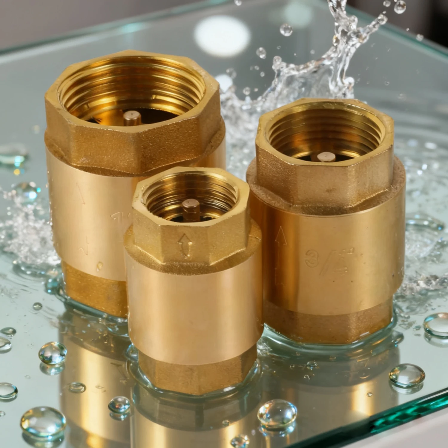 1/2”3/4”1” Female Thread Check Valve Backflow Prevention One Way No Return Connector Garden Irrigation Aquariums Aquaculture