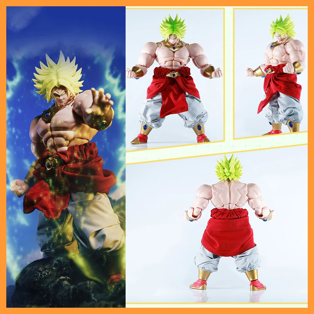 

[ONLY CLOTHES]1/12 Scale Dragon Ball Super Saiyan Broli Cloth Pants and Skirt Clothes Set Model for 6inch Action Figure Doll Toy