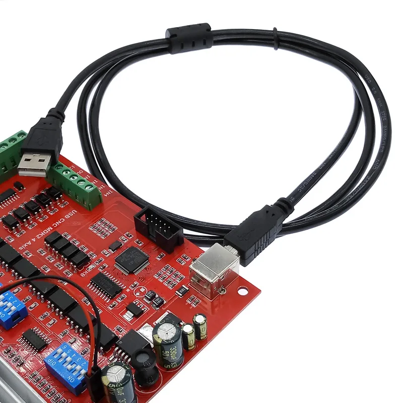 MACH3 scheda di Breakout a 4 assi 100KHz Driver di interfaccia CNC USB Controller di movimento Driver della scheda del Driver Driver del motore