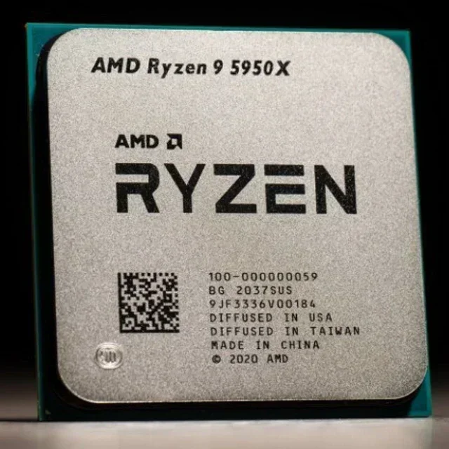 For Ryzen 9 5950X R9 5950X 3.4 GHz 16 Cores 32 Threads CPU Processor 7NM L3=64M 100-000000059 Socket AM4 No Fan