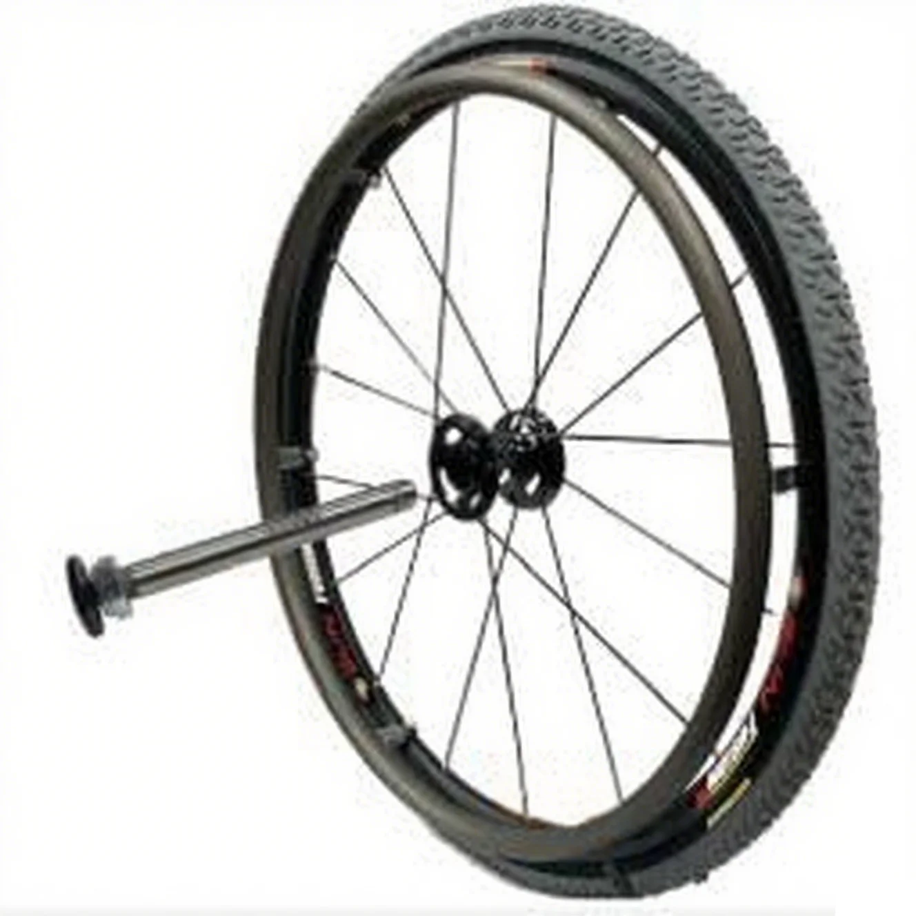 AXLES à dégagement rapide pour fauteuils roulants Sport-grand bouton rond noir. Choisissez votre taille
