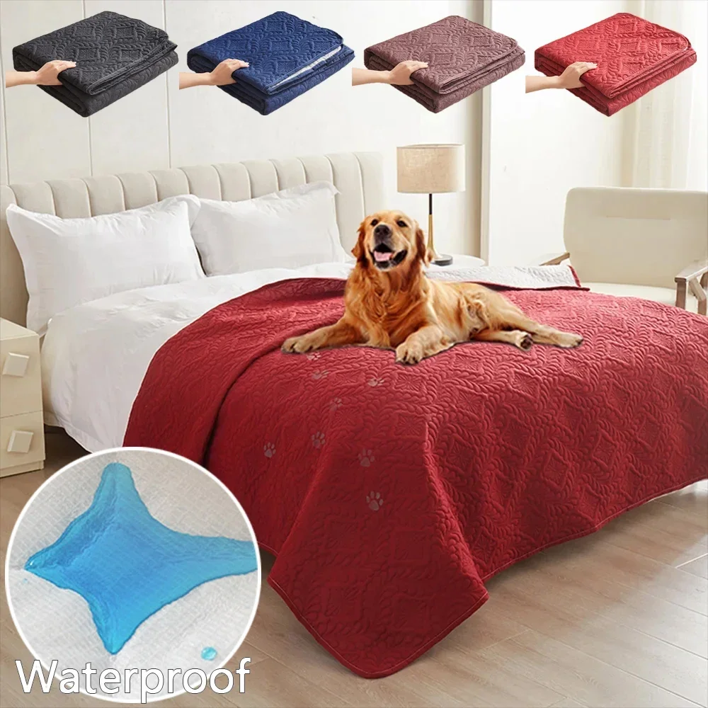 

Waterproof Sofa Mattress Protector Kids Pet Dog Urine Pad Reuseable King Size Bed Sheet Cover Washable Bed Bedspread Pads Mat