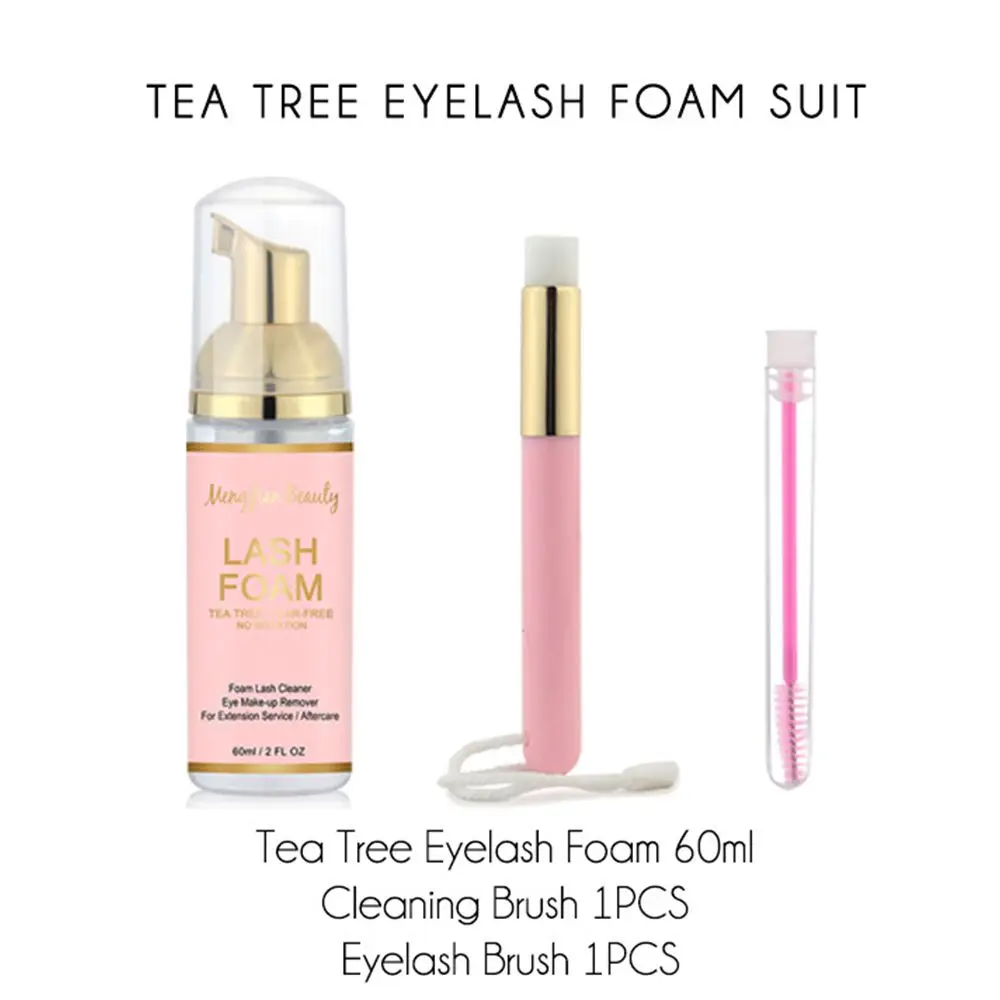 New Professional Salon Non-Irritating Eyelid Foaming Shampoo Eyelash Extension Cleanser Lash Foam