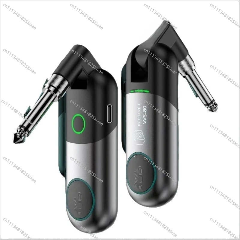 For WS-80 Electric Guitar Wireless Transmitter Receiver Bass Instrument Audio Cable