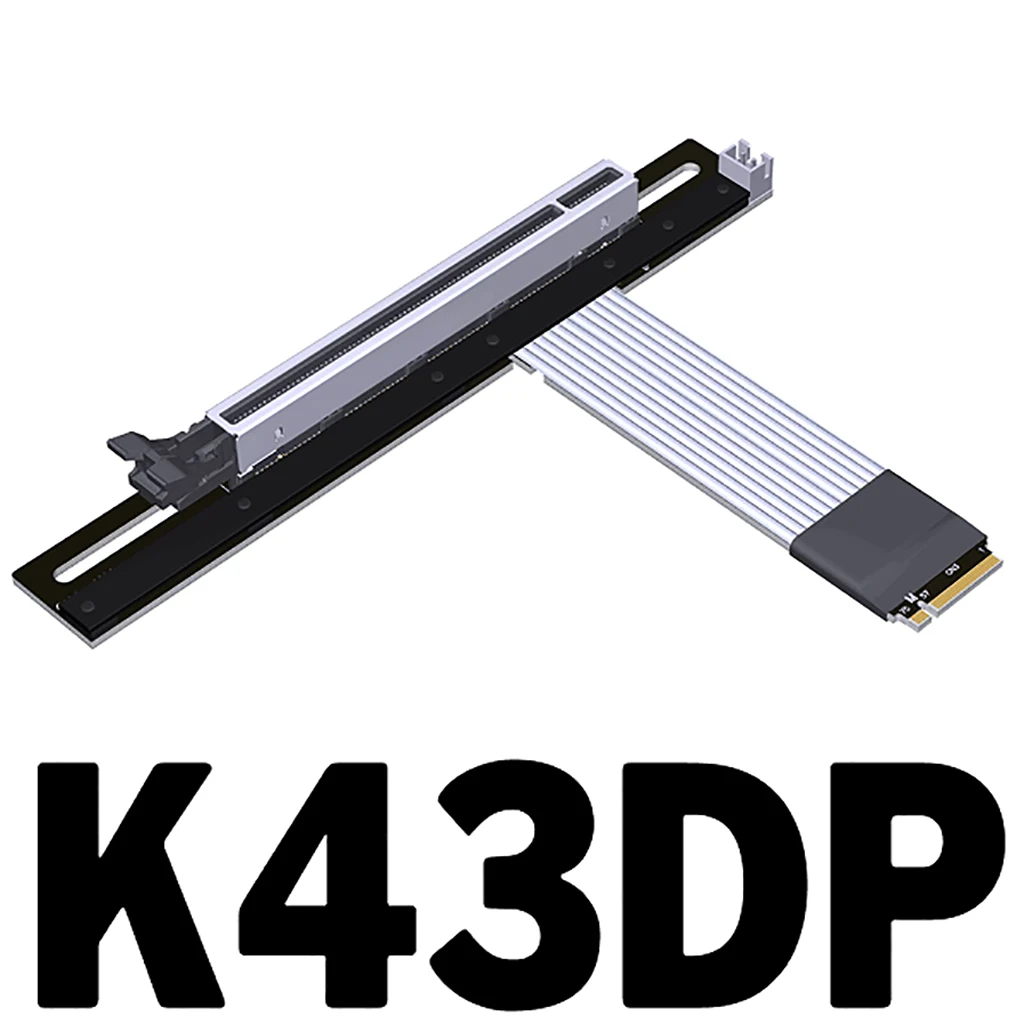 

For M.2 NGFF NVMe Key M to PCI-E x16 STX Motherboard Graphics Card GPU Extension Cable PCIe 4.0 x4 with SATA Power Adapter Cable