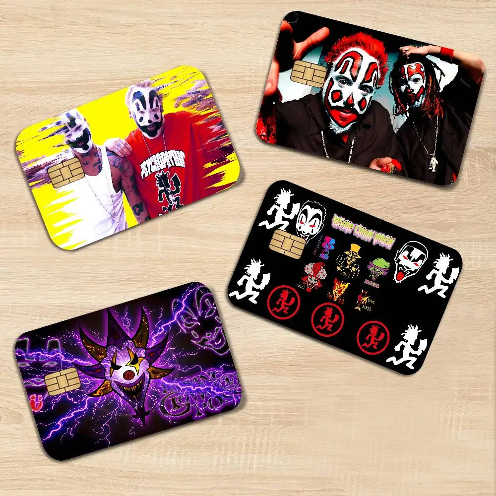 classic RAP Band I-Insane C-Clown P-Posse Diy Credit Debit Card Sticker Party Sticker Decoration Waterproof Small Chip Card