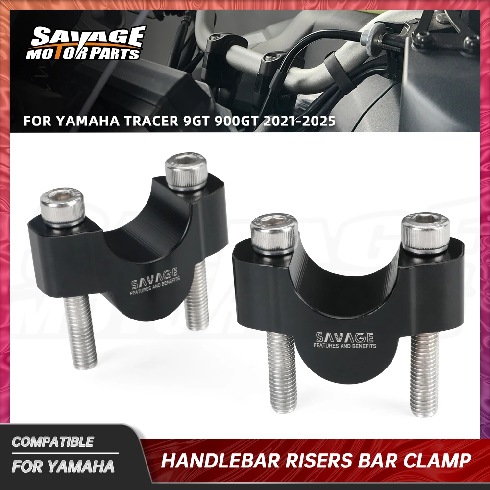 

2025 9GT 9GT+ Handlebar Risers Bar Clamp Cover For Yamaha Tracer 9GT Tracer 9 GT+ Plus Motorcycle Accessories Bar Mount Adapter