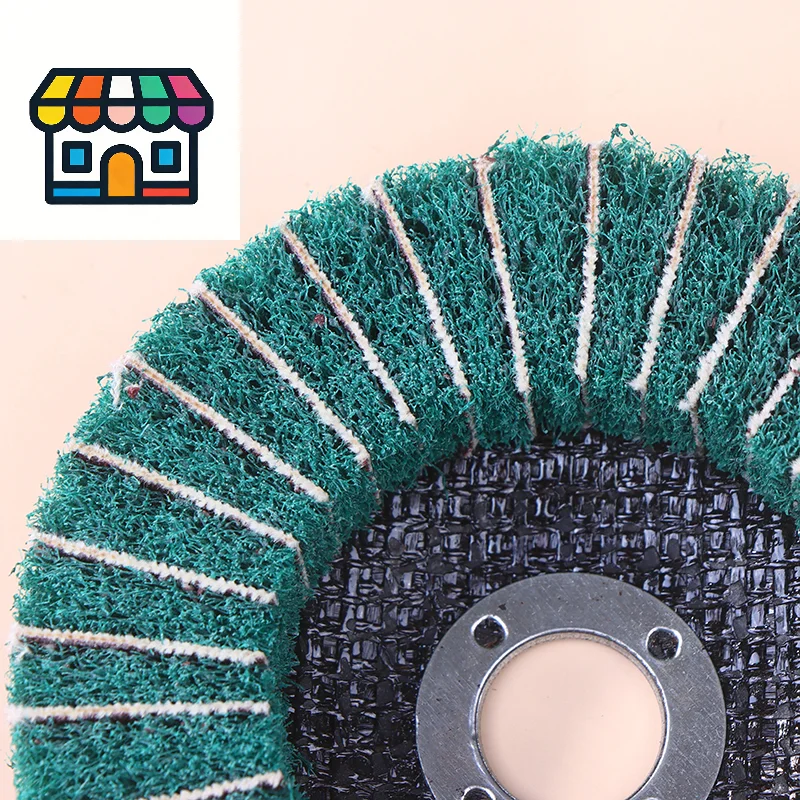 

Круг шлифовальный 100/115/125 мм для угловой шлифмашины, нейлоновый лепестковый полировальный диск, 5 дюймов, нетканый шлифовальный круг для металла и дерева