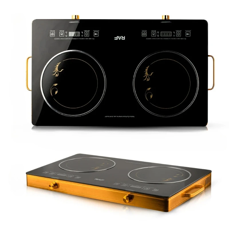 

l # Electric Stove Cooker Hot Plate Portable Double Burner Infrared Cooker Touch Control Heating Infrared Cooker